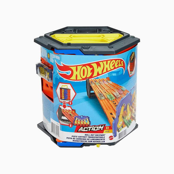 Hot Wheels Roll Out Raceway Diecast Car Playset