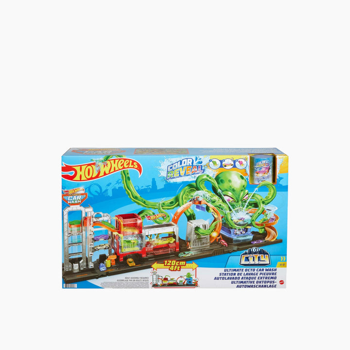 Hot Wheels Ultimate Octo Car Wash Set 1 Color Reveal Car