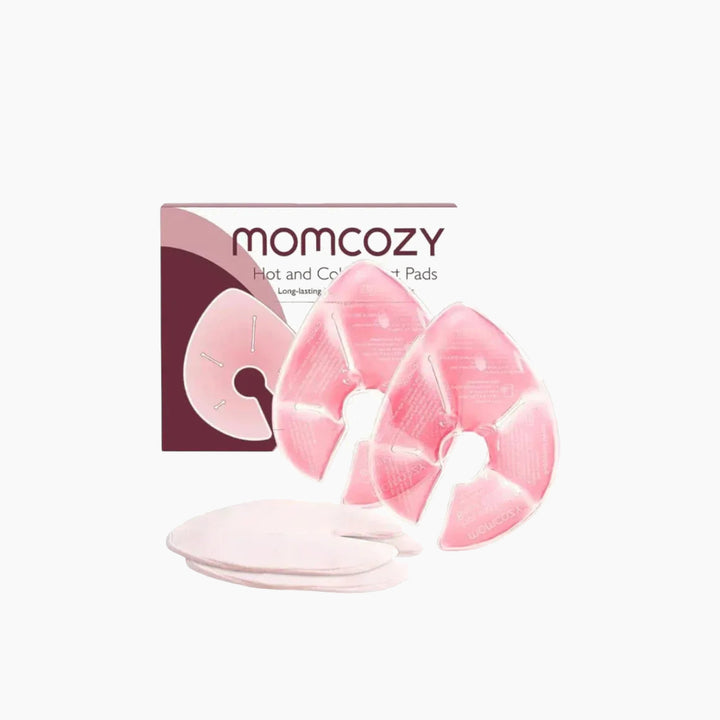 Momcozy reusable hot and cold breast pads for nursing mothers