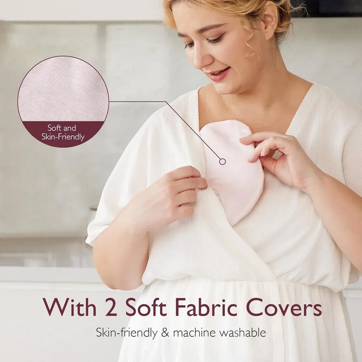 Momcozy reusable hot and cold breast pads, pack of 2