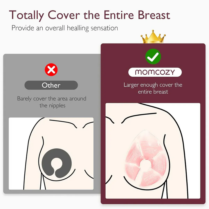 Momcozy hot and cold breast pads, pack of 2