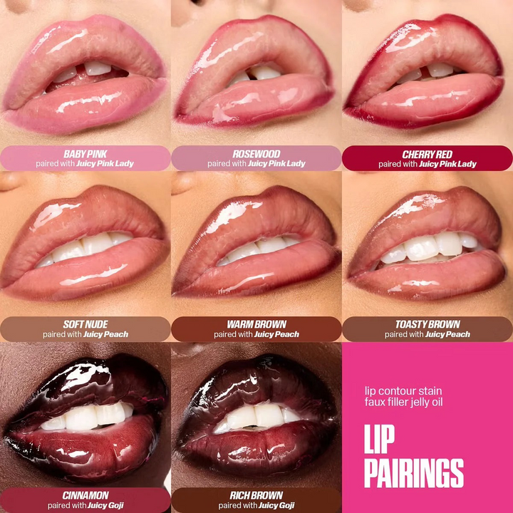 زيت شفاه جل Huda Beauty Faux Filler