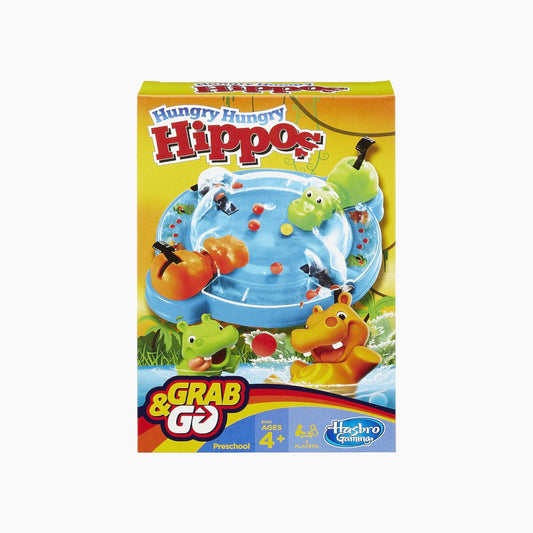 Hasbro Hungry Hungry Hippos Grab & Go Game