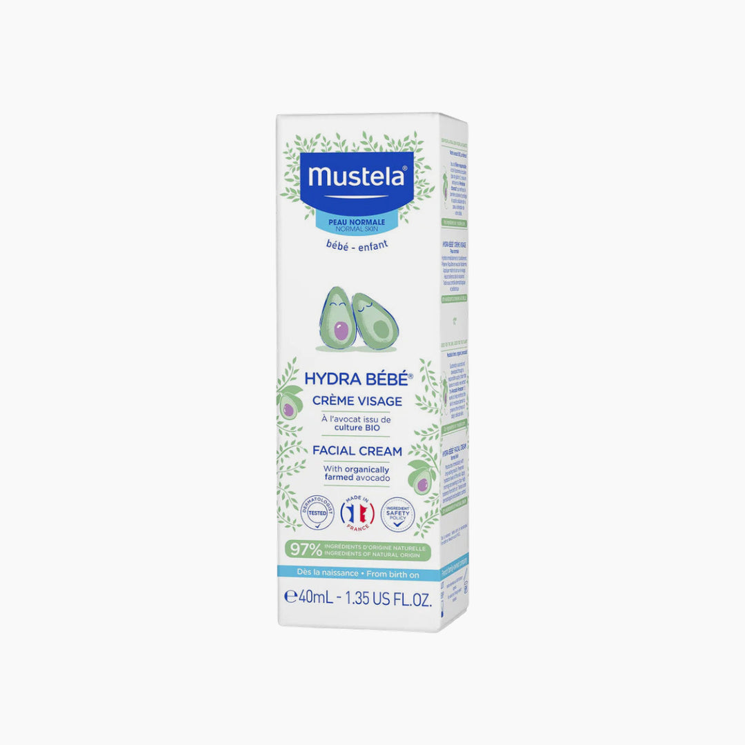 Mustela Hydra Bébé 40ml facial cream for delicate skin
