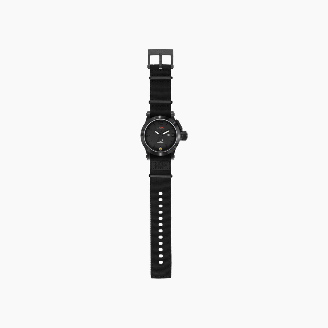 MTM Watches Hypertec Black and Black - 44MM