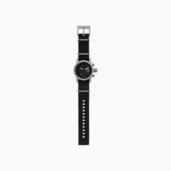 MTM Watches Hypertec Chrono 2B Black - Black and Black 44MM