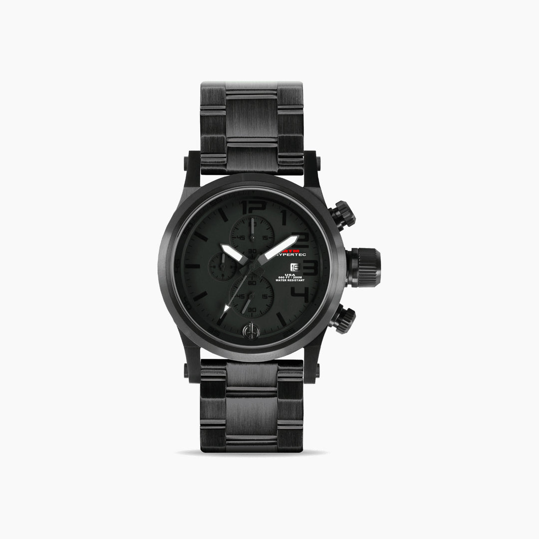 MTM Watches Hypertec Chrono 3C Black and Black 44MM