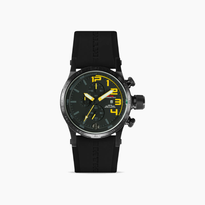 MTM Watches Hypertec Chrono 3C Black and Yellow 44MM