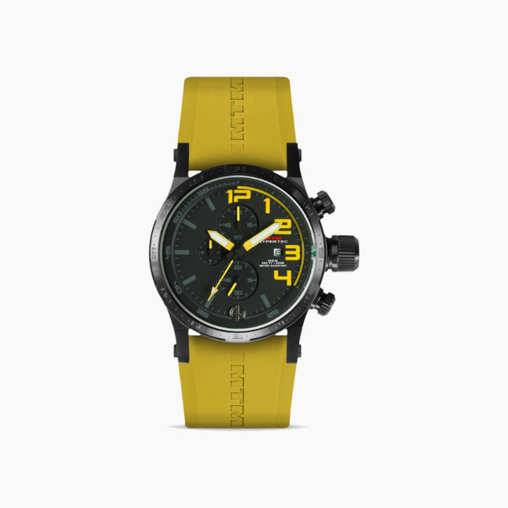 MTM Watches Hypertec Chrono 3C Black and Yellow 44MM
