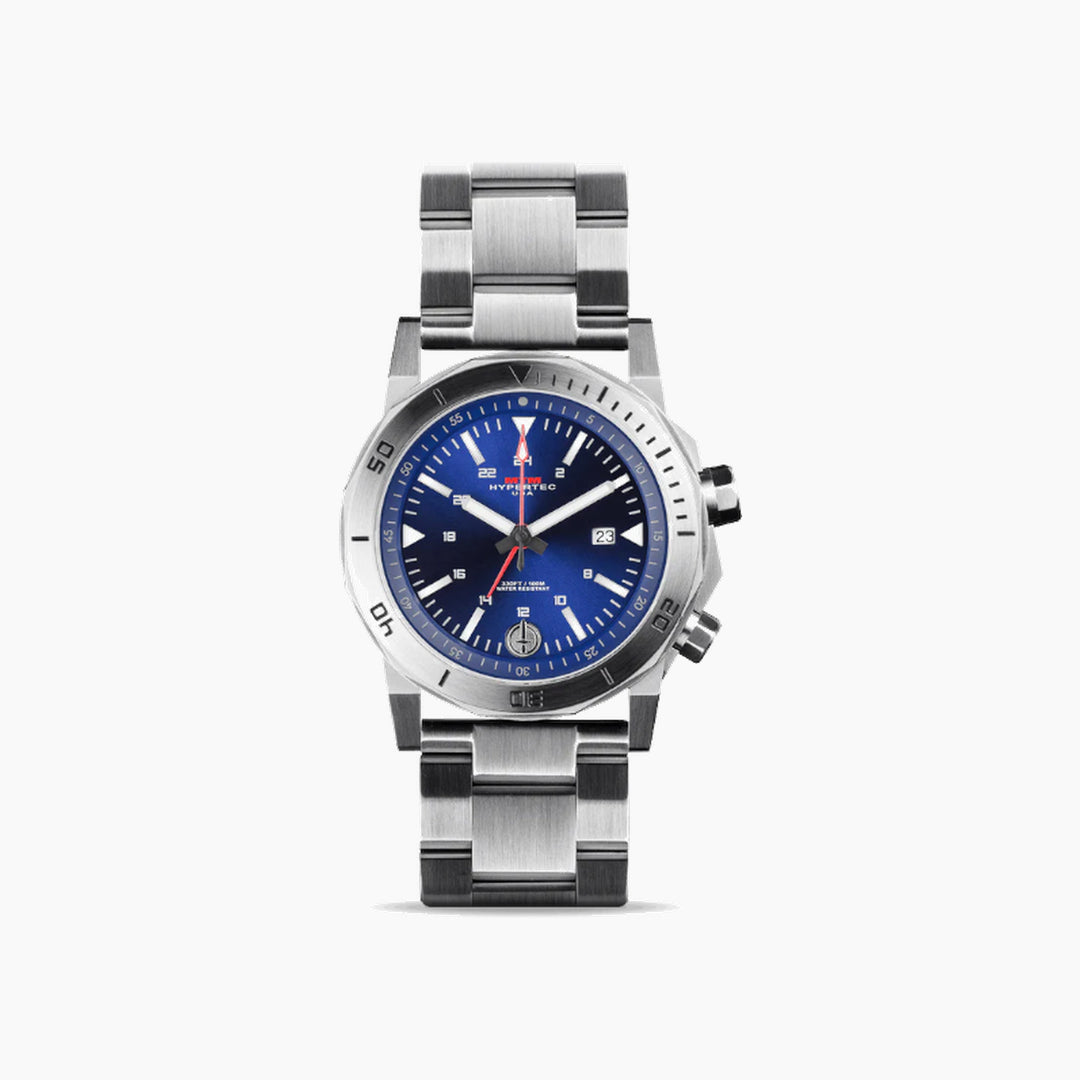 MTM Watches Hypertec H-61 Silver and Blue