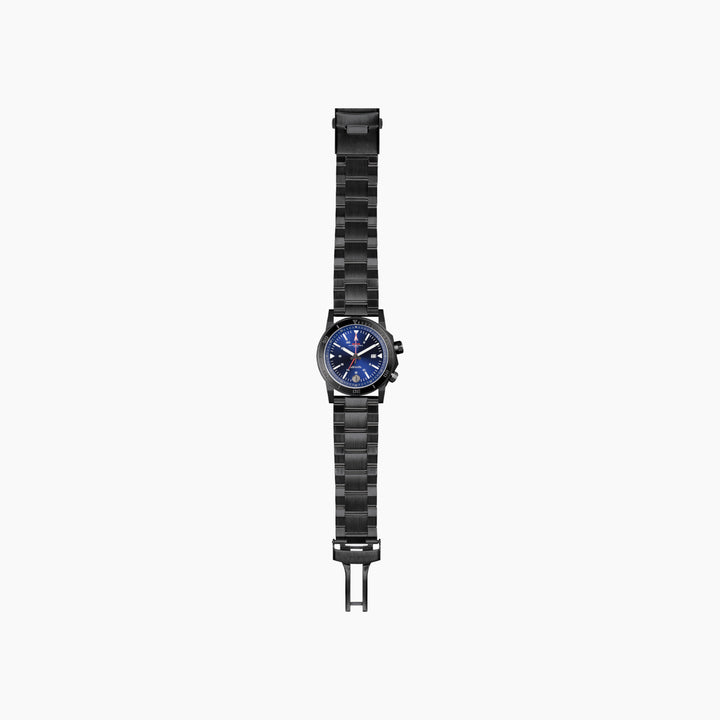 MTM Watches Hypertec H61 Black and Blue - 42MM