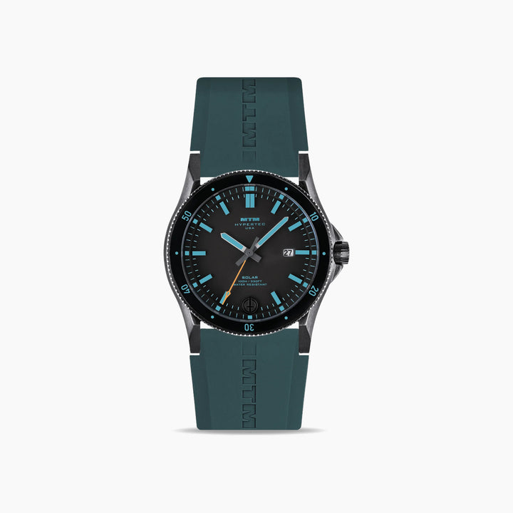 MTM Watches Hypertec Solar Silver - Black and Blue