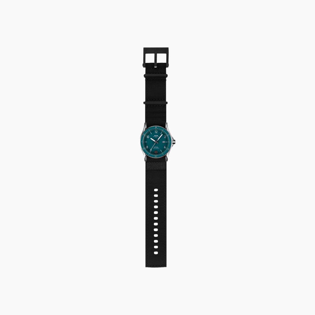 MTM Watches Hypertec Solar Silver - Green and Black
