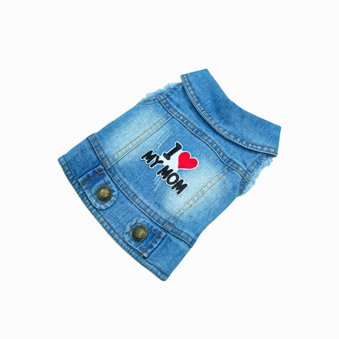 Best Buddies Dog Jeans Jacket - HUNA