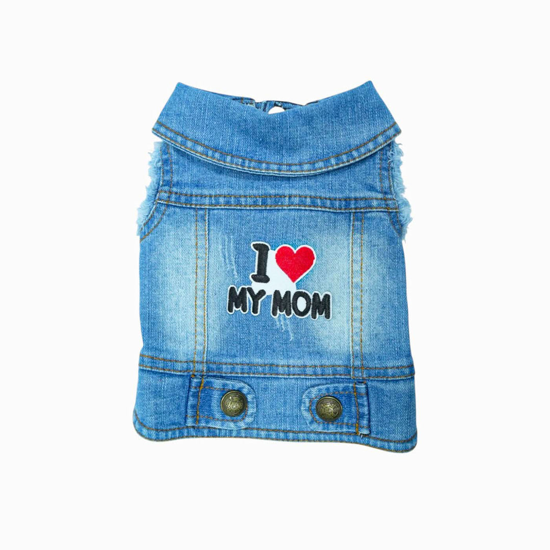 Best Buddies Dog Jeans Jacket - HUNA