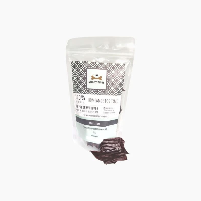 Doggy Bites Liver Bark Treats