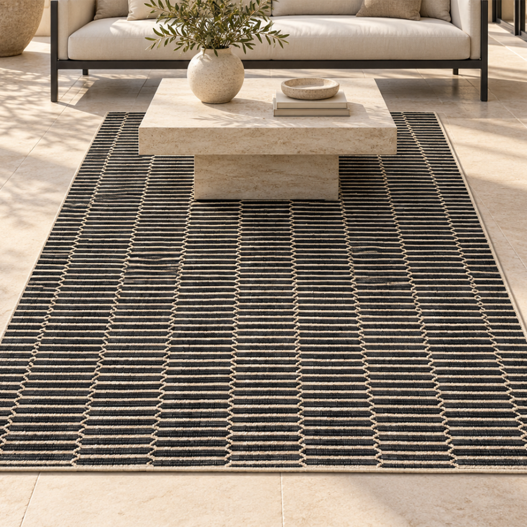 Modern Chain Outdoor Rug