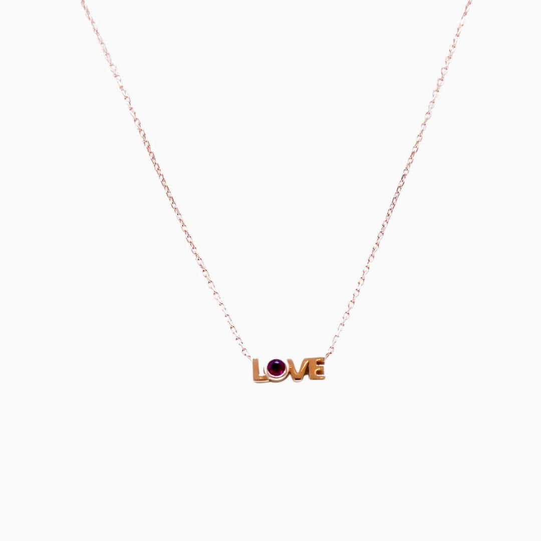 Stone Fine Jewelry Love Necklace