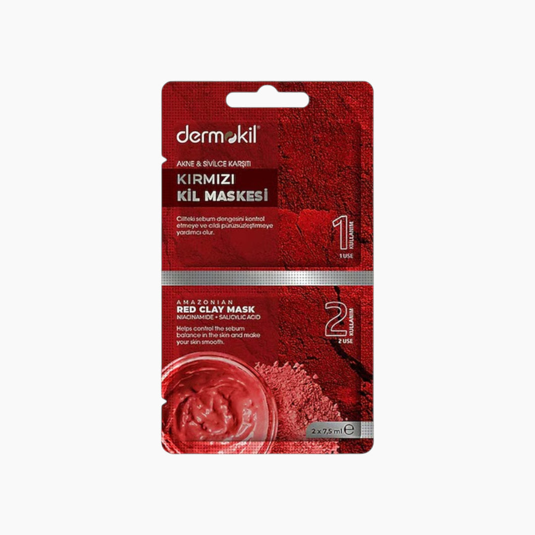 Dermokil Clay Mask 2 x 7.5ml Amazonian Red