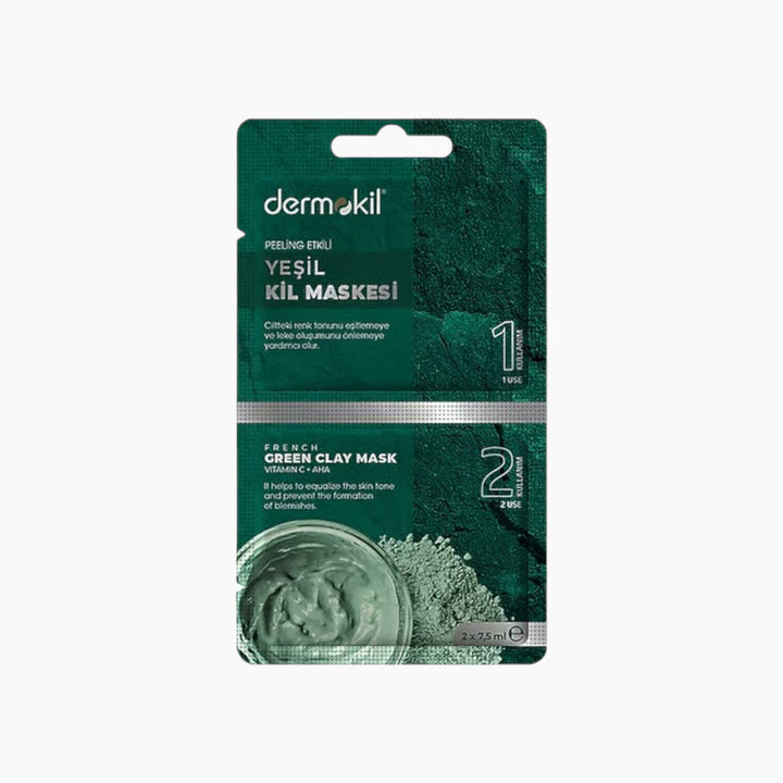 Dermokil French Green clay mask 2 x 7.5ml