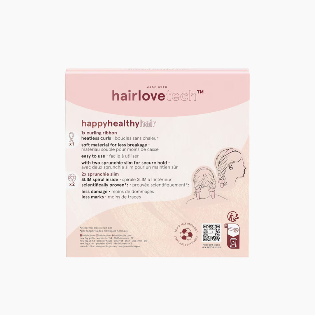 Invisibobble Handle With Curl - Heatless Curling Set