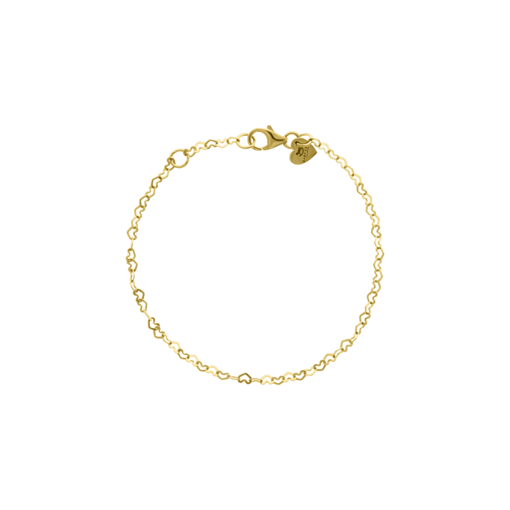 Baby Chic Fine Jewelry Heart Links Chain Bracelet