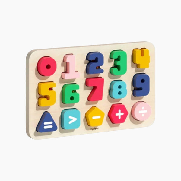 Mideer Wooden Puzzle Let’s Learn Numbers  Age +1