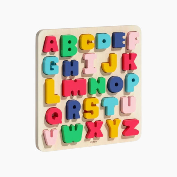 Mideer Wooden Puzzle Let’s Learn Alphabet  Age +18