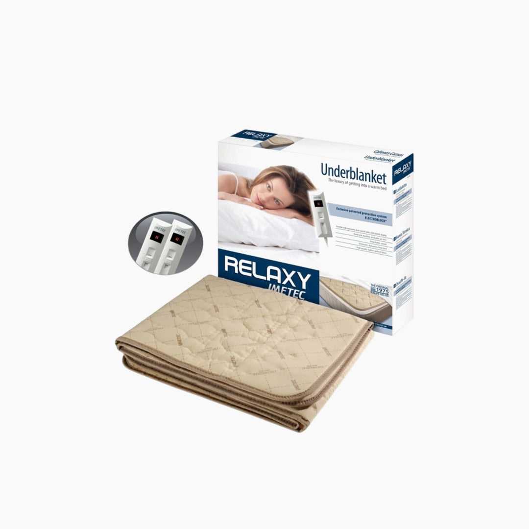 Imetec Electric Blanket 150*137 cm - Cream