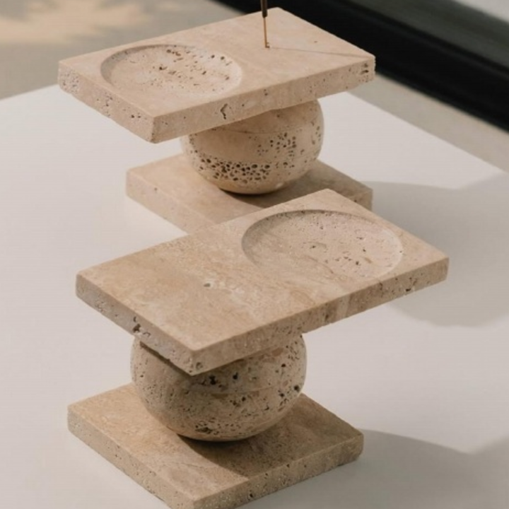 Stacked Zigzag Incense Burner