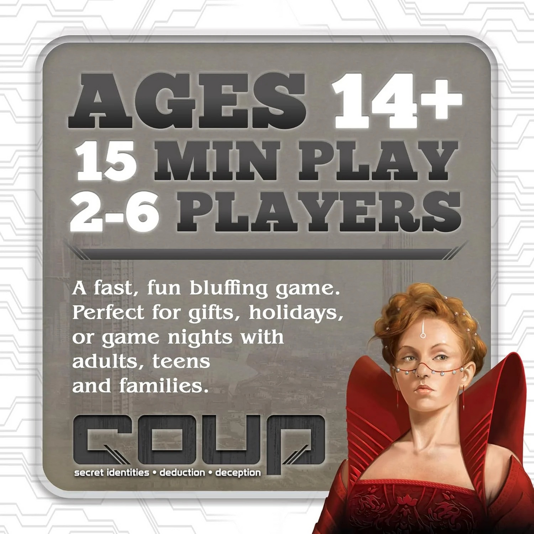Indie Boards &amp; Cards Coup Strategy Board Game For Children