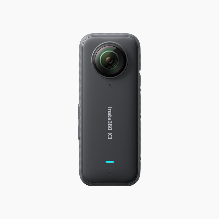 Insta360 X3 360° camera with 1/2" sensor and large touchscreen