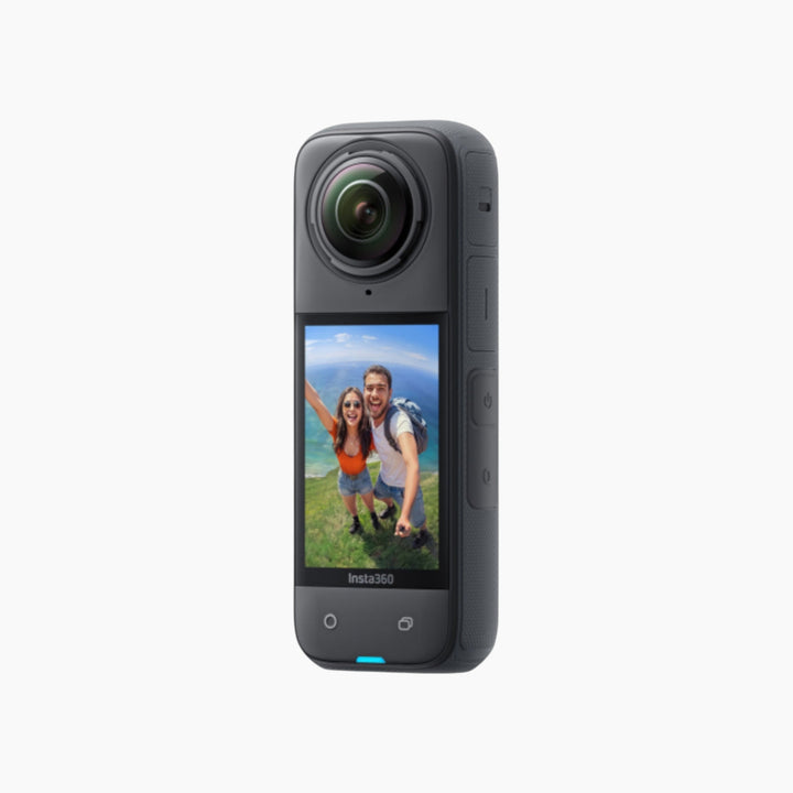 Insta360 X4 360° 8K camera with removable lens guards
