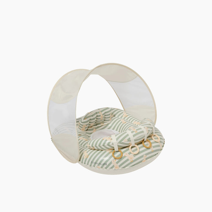 SunnyLife interactive baby float with four silicone rings