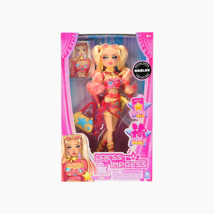 Jazeel Dress To Impress - Fashion Doll - Bubble Gum Gal