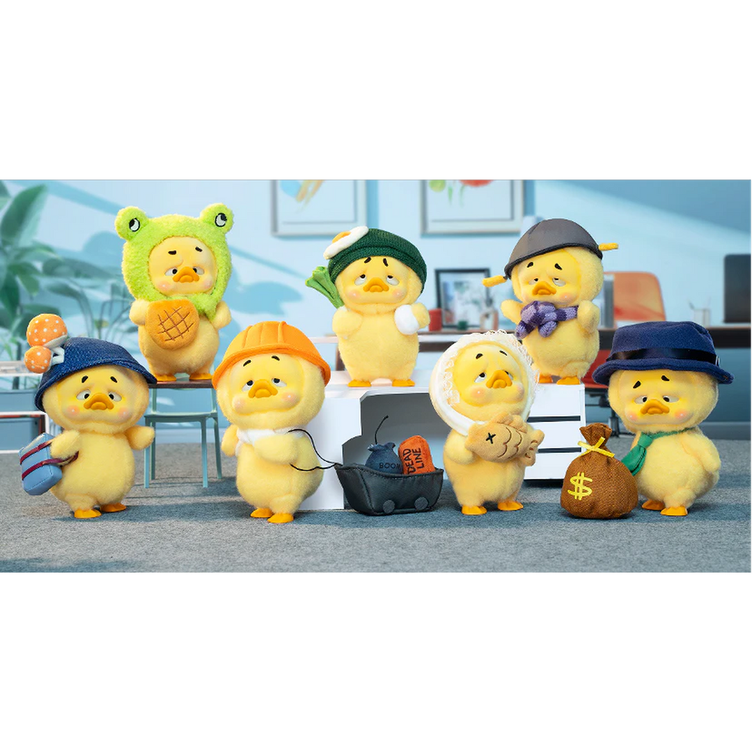 Jazeel Upsetduck Work Upsets Me Sjd Plush Toy Blind Box