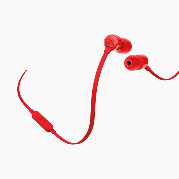 JBL Tune 110 Earphones - Red