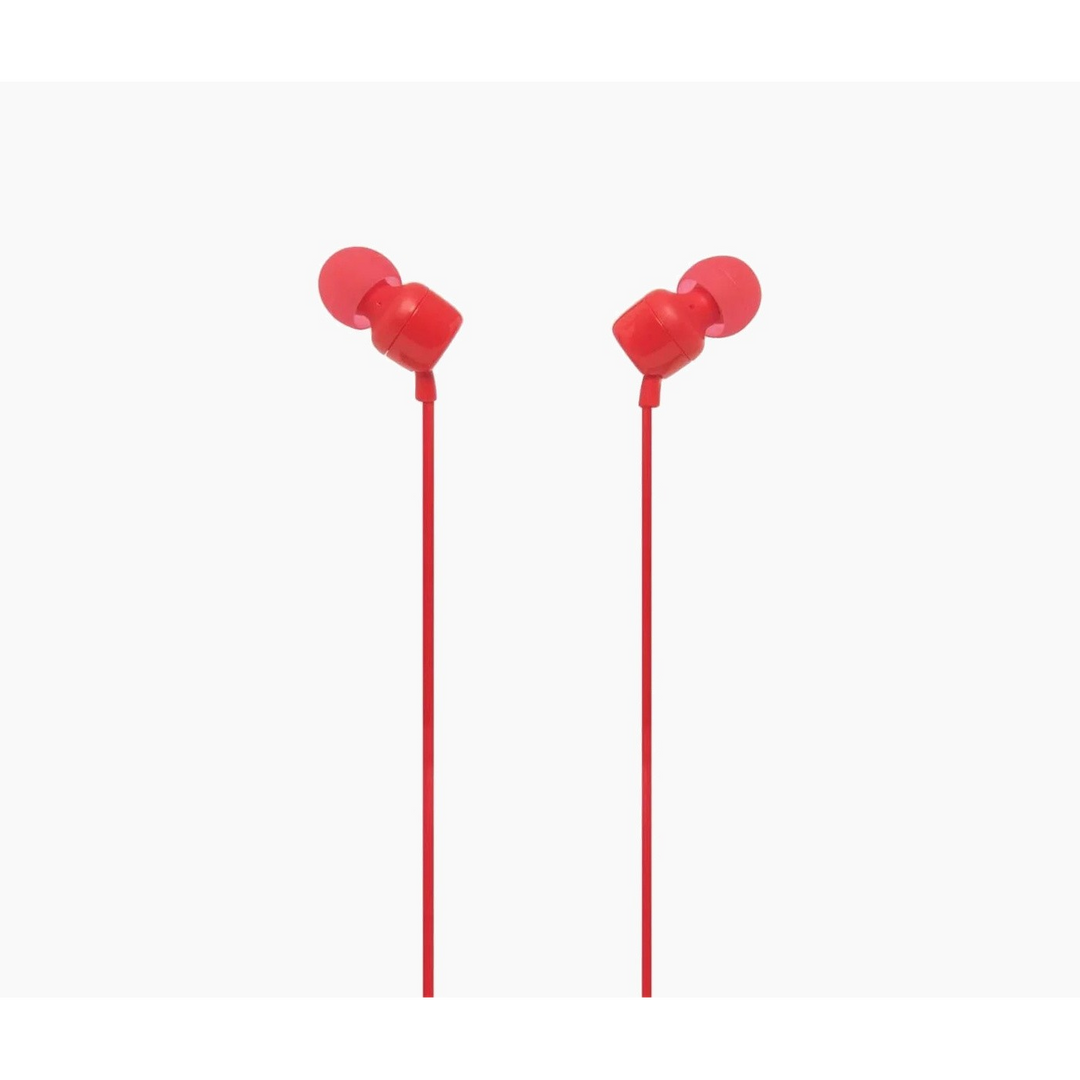 JBL Tune 110 Wired Earphones - Red