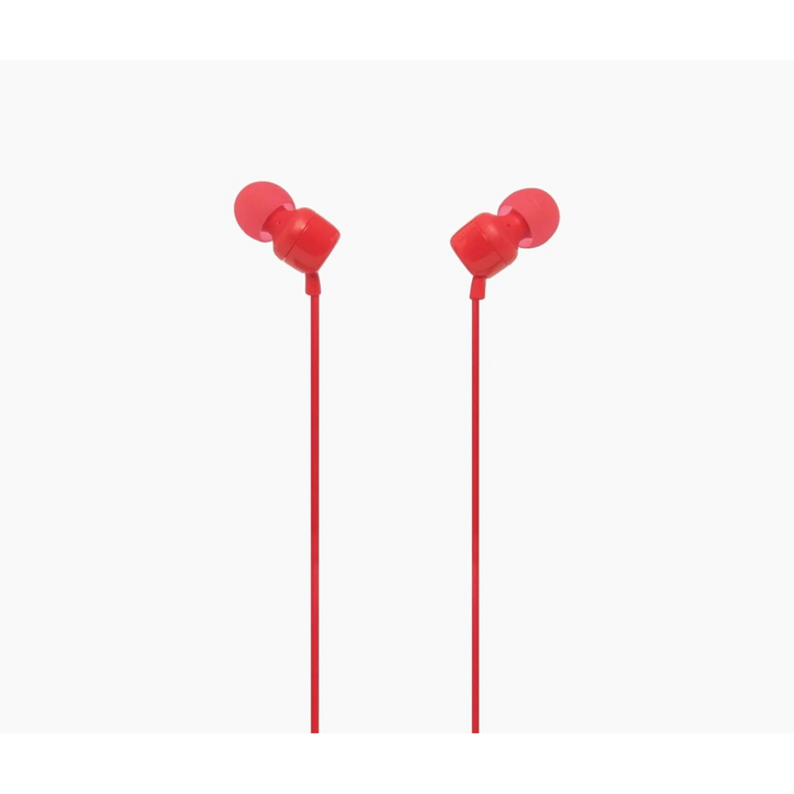 JBL Tune 110 Wired Earphones - Red
