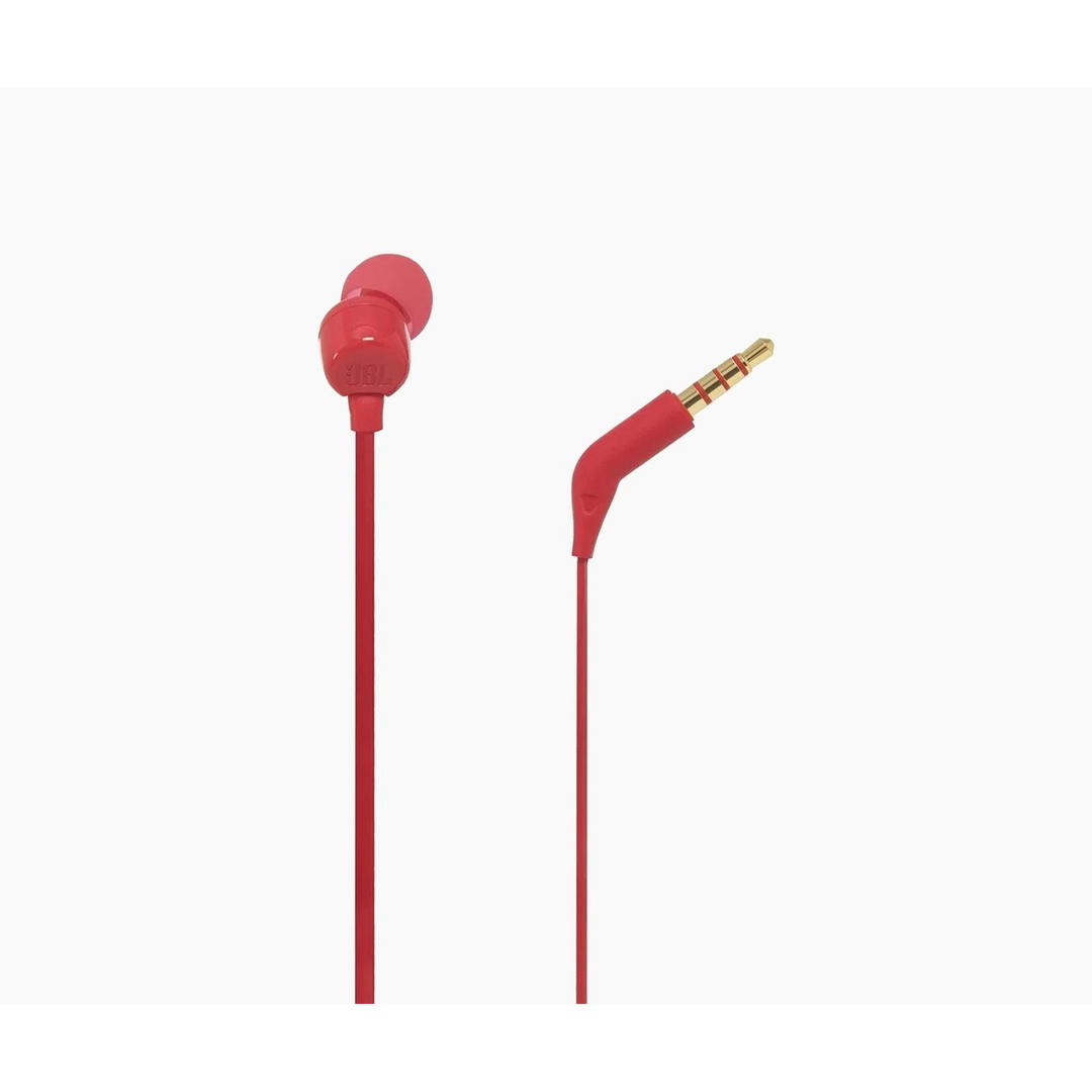 JBL Tune 110 Wired Earphones - Red