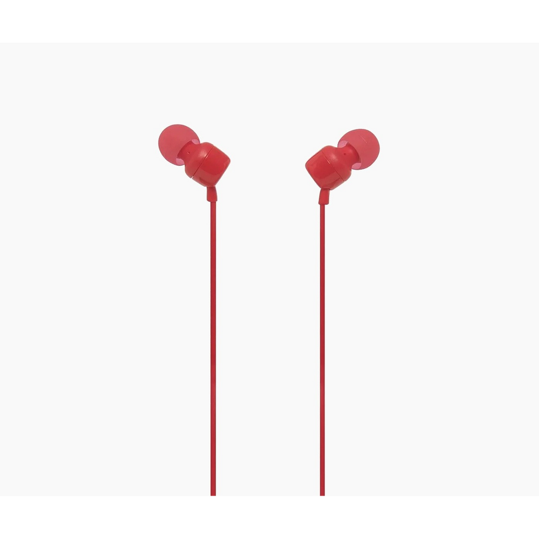 JBL Tune 110 Wired Earphones - Red