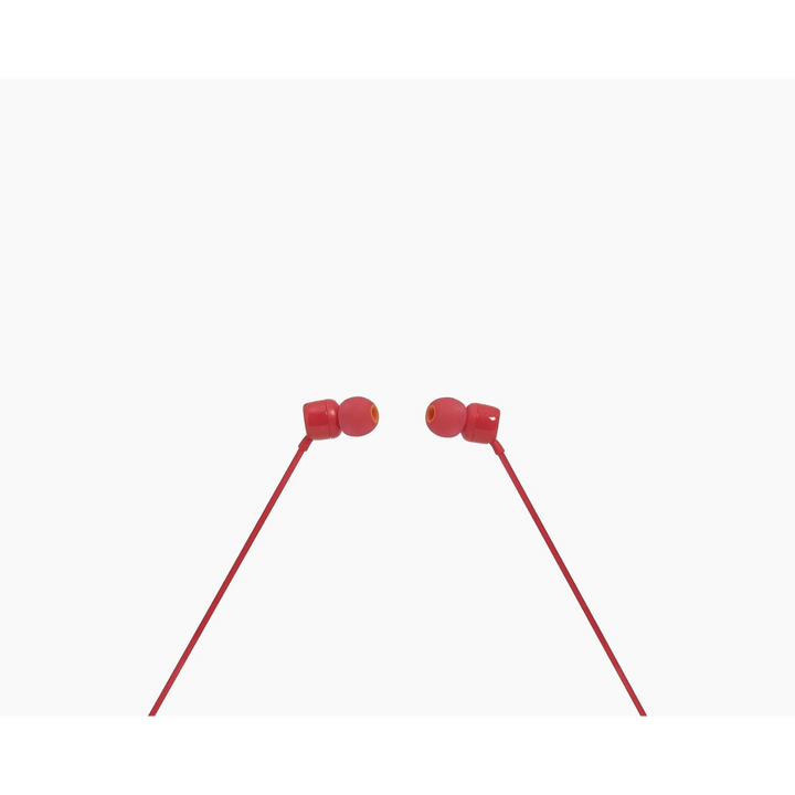 JBL Tune 110 Wired Earphones - Red