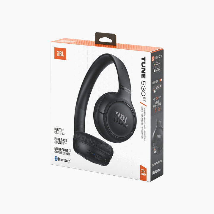 JBL Tune 530BT Wireless On-Ear Bluetooth Headphones - Black