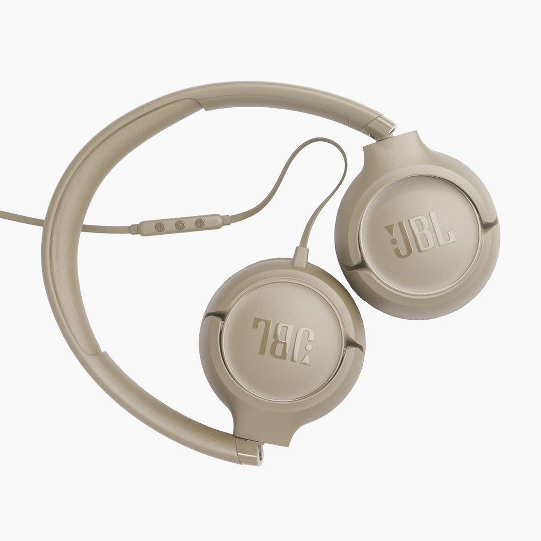 JBL Tune 530C Comfortable Wired Headphones, BEG