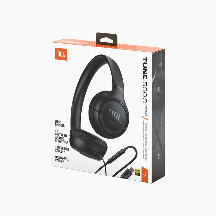 JBL Tune 530C Comfortable Wired Headphones, BEG