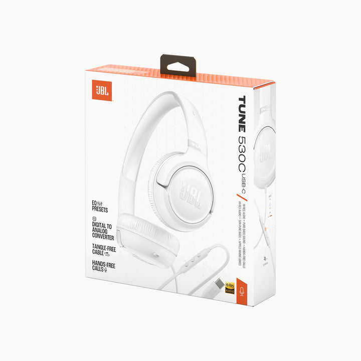 JBL Tune 530C Comfortable Wired Headphones, BEG