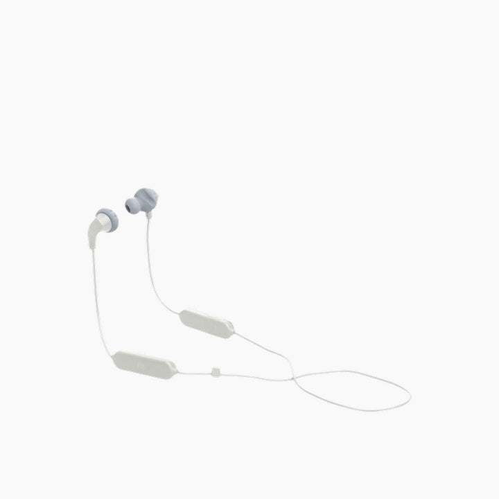 JBL Endurance Run 2 Wired Sports In Ear Headphones Bt White