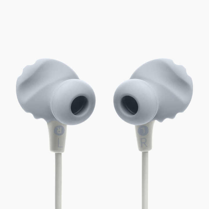 JBL Endurance Run 2 Wired Sports In Ear Headphones Bt White