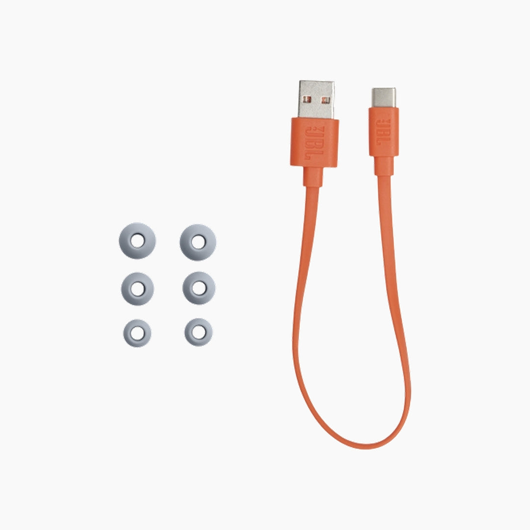 JBL Endurance Run 2 Wired Sports In Ear Headphones Bt White