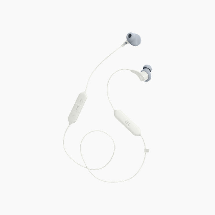 JBL Endurance Run 2 Wired Sports In Ear Headphones Bt White